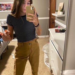 Brandy blue striped shirt